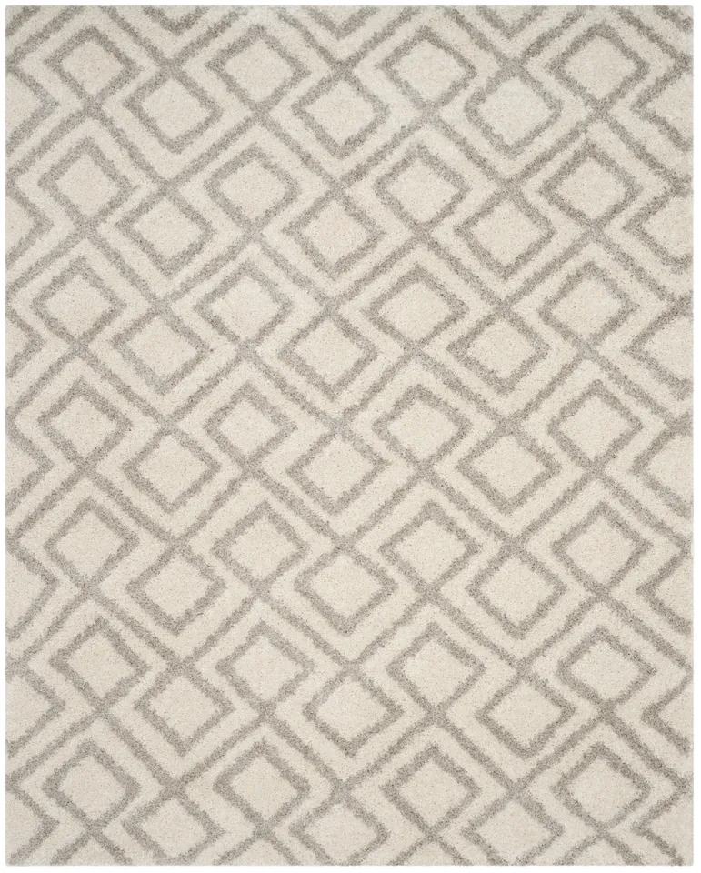 Arlo Home Woven Area Rug, ASG740A, Ivory/Beige,  6' 7" X 9' 2"