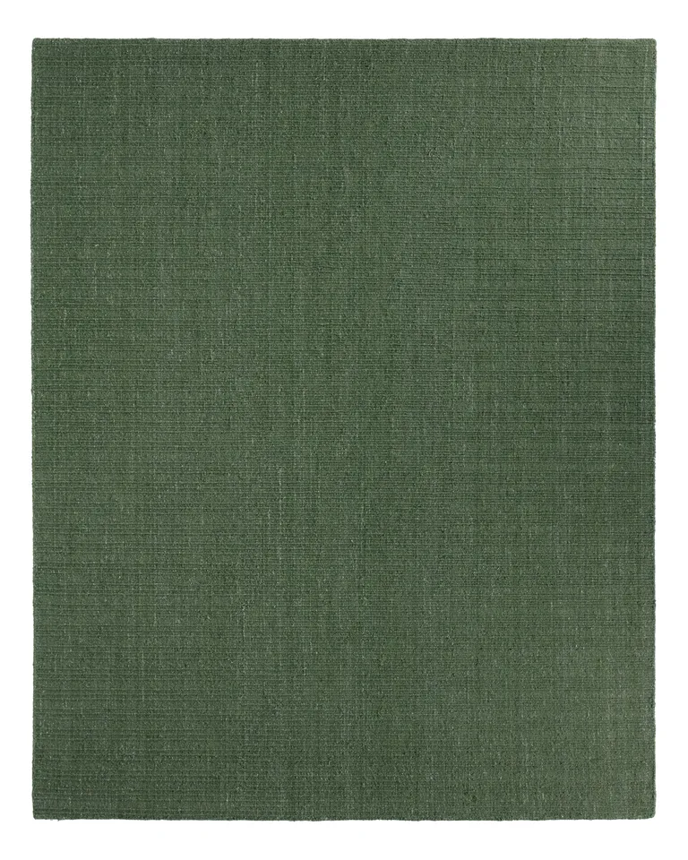 Vidalia AMI08 Handwoven Solid Green Area Rug (18" Swatch)