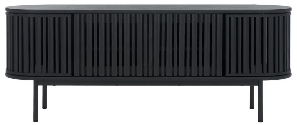 Enid 4 Door Media Stand - Black