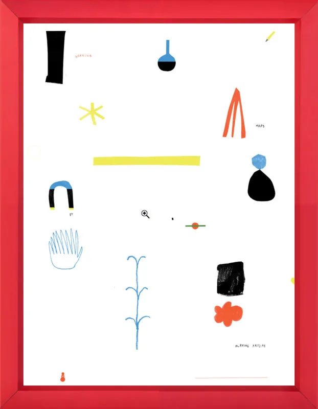 Working hard by playing around  by Agata Królak for Artfully Walls