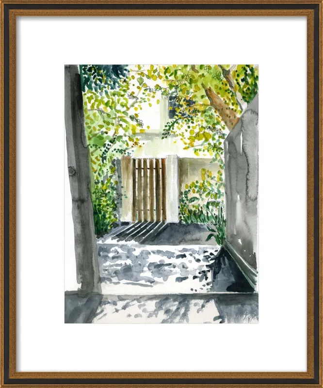 Garden Gate by Miri Eshet for Artfully Walls