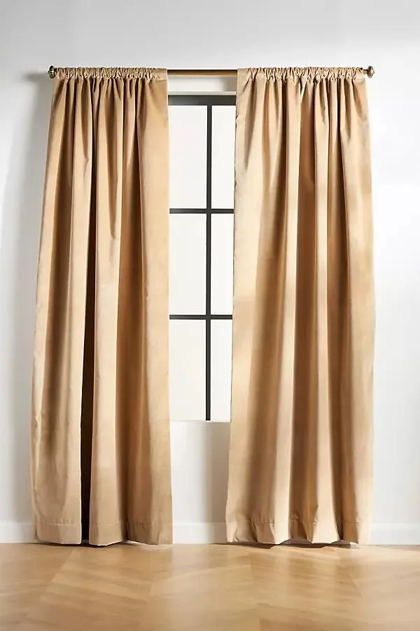 Matte Velvet Blackout Curtain