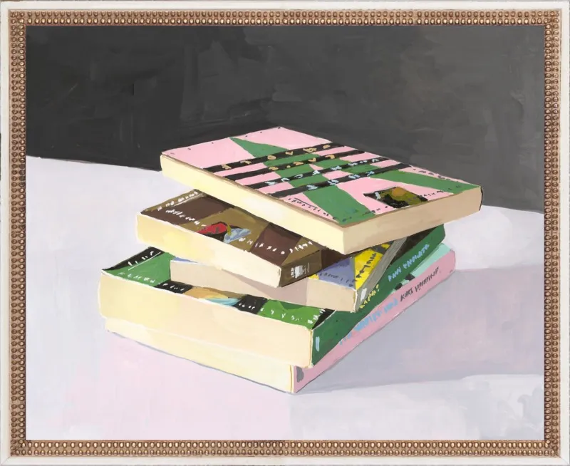 Vonnegut Stack by Elizabeth Mayville for Artfully Walls