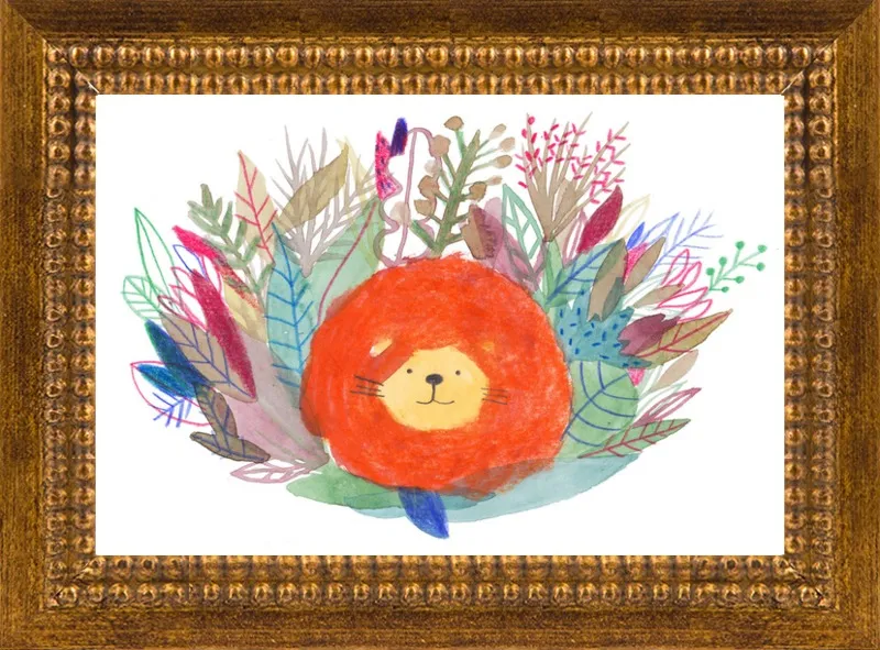 Lion by Marion Barraud for Artfully Walls