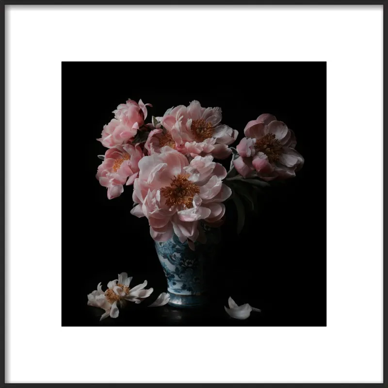 Pink Peonies  by Lucy Snowe for Artfully Walls