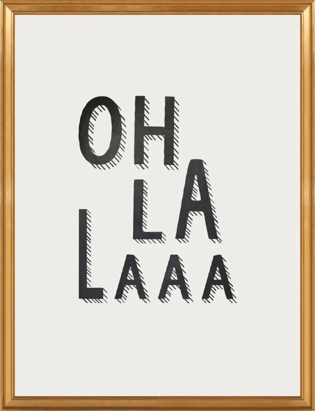 Oh la la by Lonneke de Roos - Kind of Style for Artfully Walls