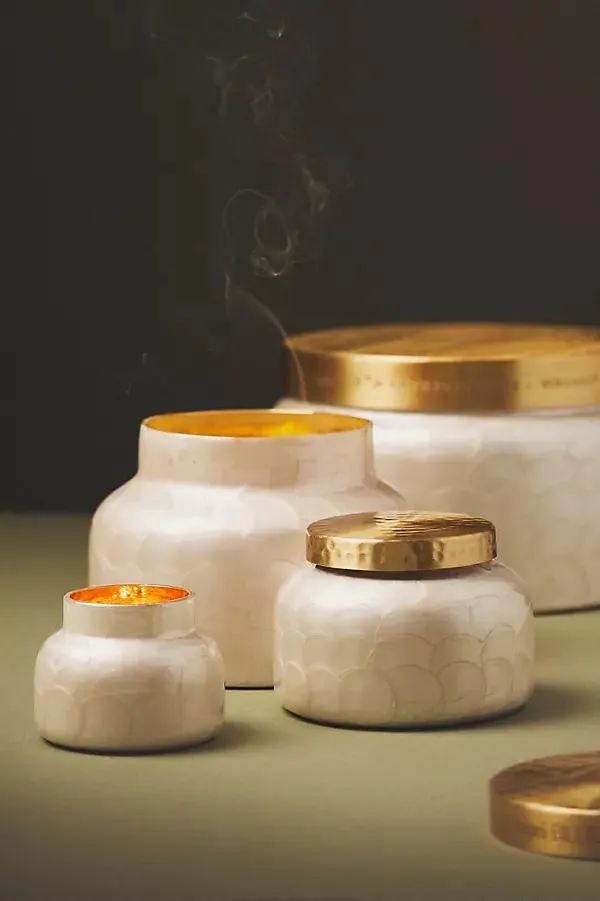 Volcano Capiz Jar Candleu200b