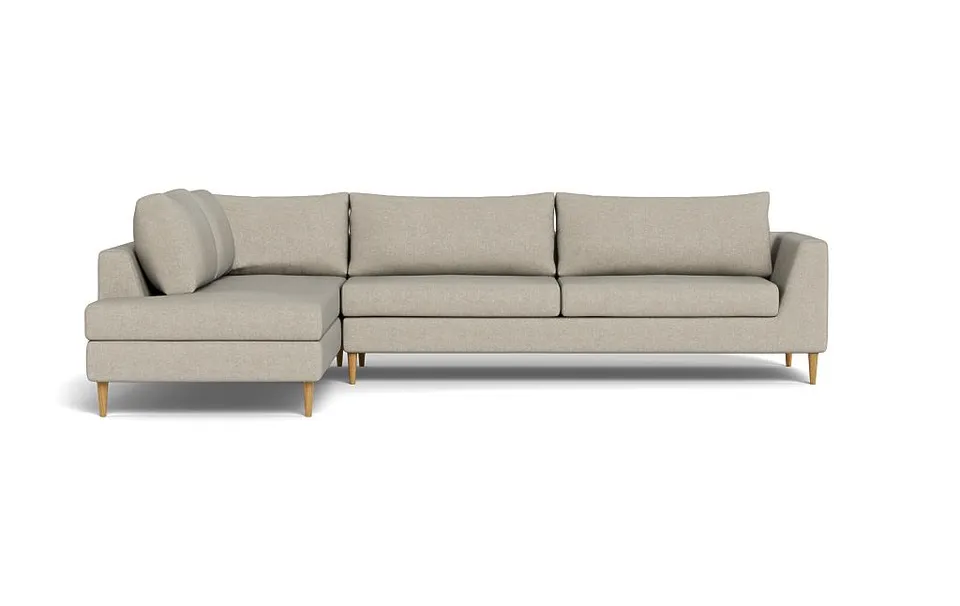 Asher 3-Seat Sectional with Left Bumper