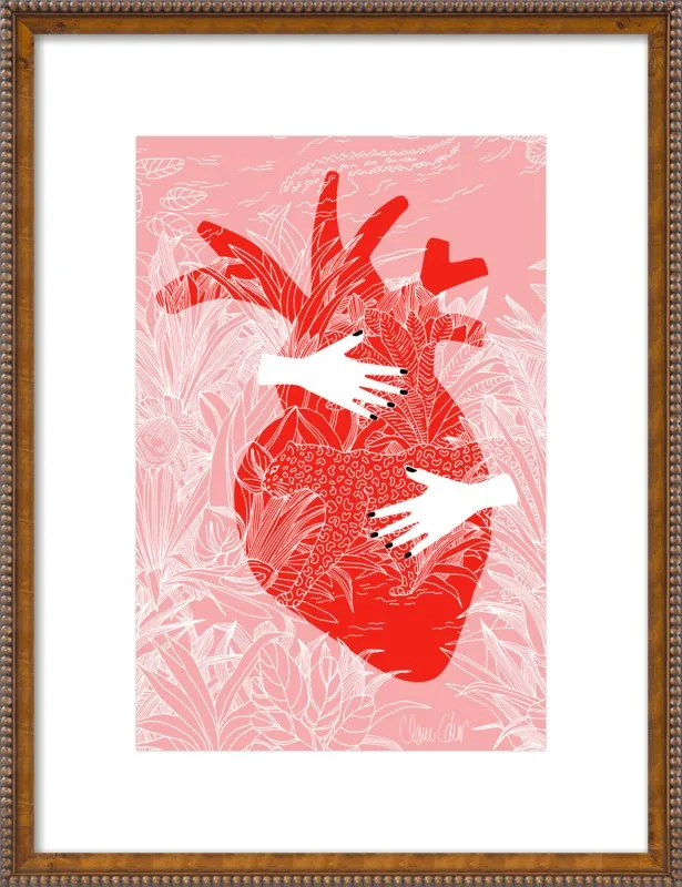 REFUGE ROSE by Claire Colin for Artfully Walls