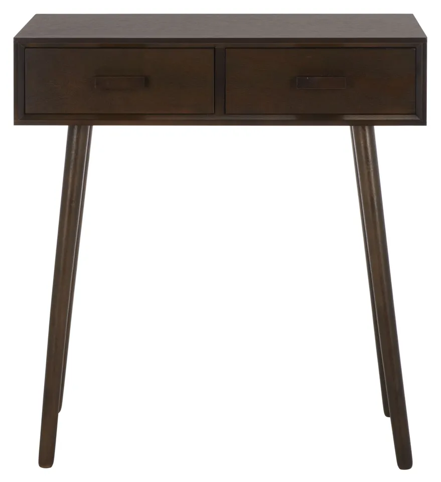 Dean 2 Drawer Console Table - Dark Chocolate