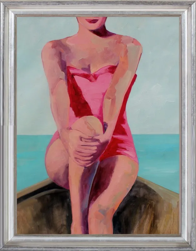 Woman in a Boat by T. S. Harris for Artfully Walls