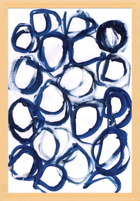 Blue Loops by morioke for Artfully Walls