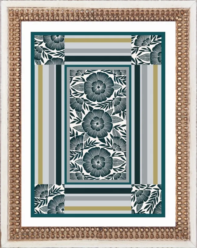 Botanical Frame 1 by Katharine Watson for Artfully Walls