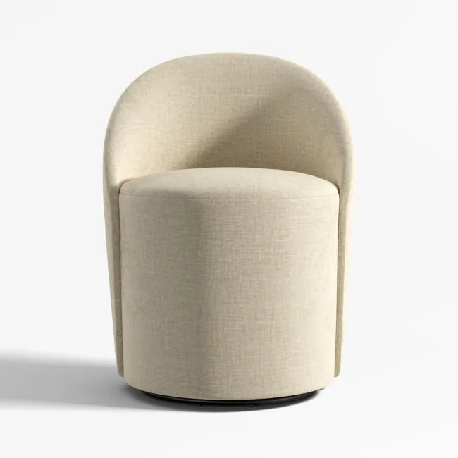 Odette Upholstered Swivel Dining Chair