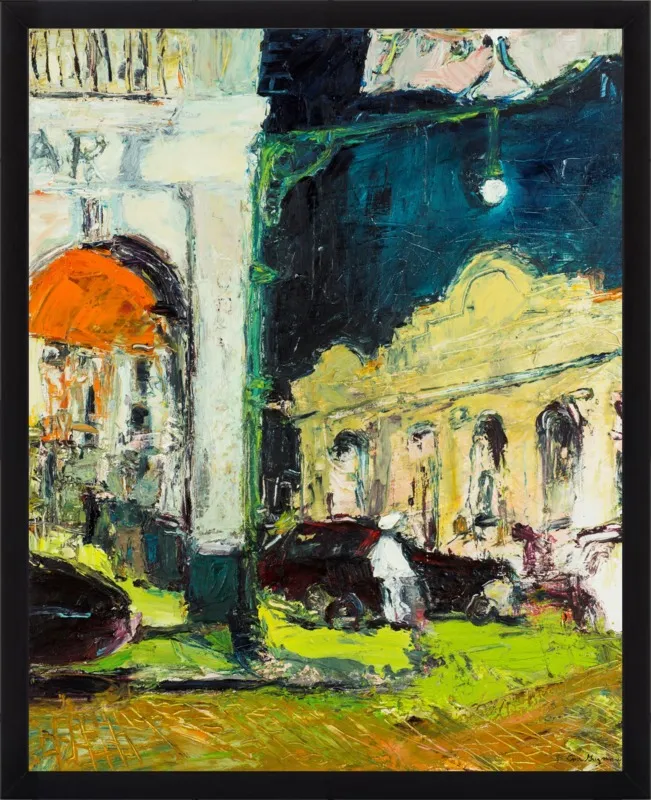 La Vida Cuba Street Corner near Sloppy Joe Bar in Old Havana by Ana Guzman for Artfully Walls