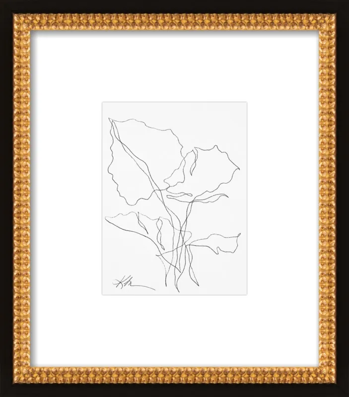 Ink Botanical 4 by Kellie Lawler for Artfully Walls