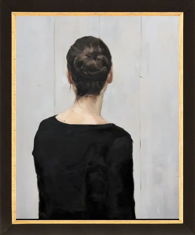 Portrait of a young woman by Philine van der Vegte for Artfully Walls