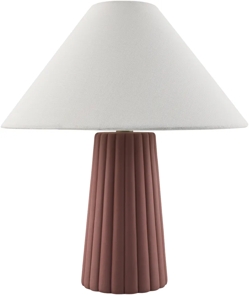 Conju  Hand Painted 16"H x 14"W x 14"D Accent Table Lamp
