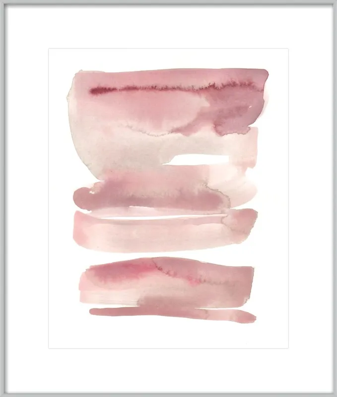 pink waves by Kelly Witmer for Artfully Walls