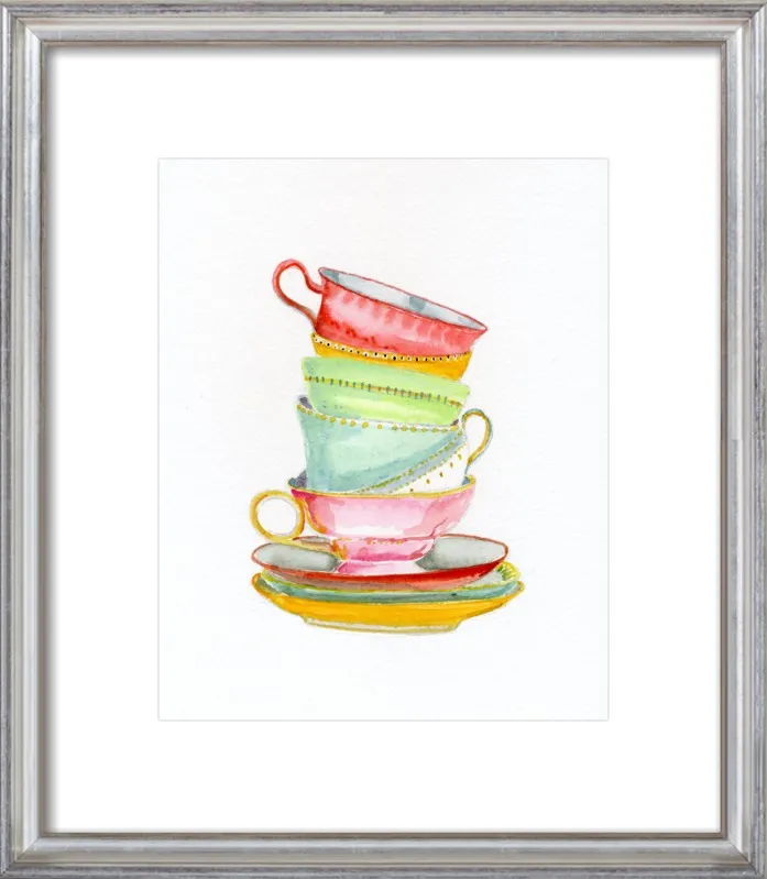Teacups by Miri Eshet for Artfully Walls