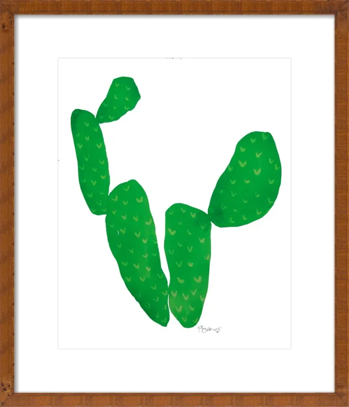 Green Cacti by Kate Roebuck for Artfully Walls