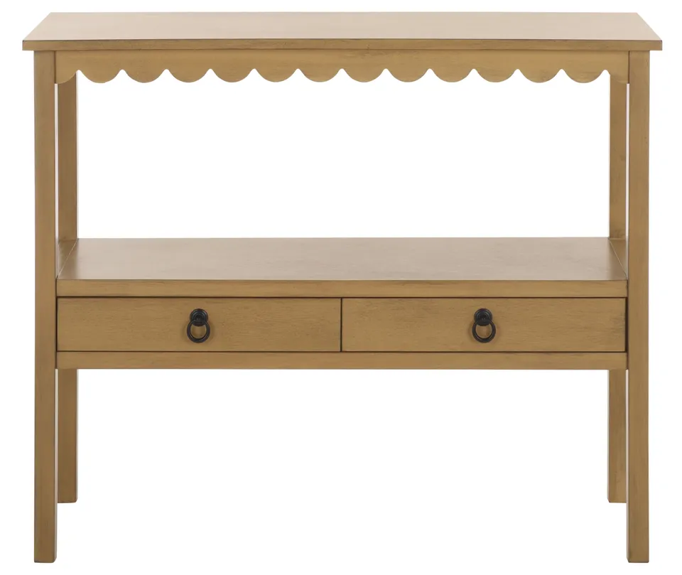 Haven Lower 2 Drawer Console - Desert Brown