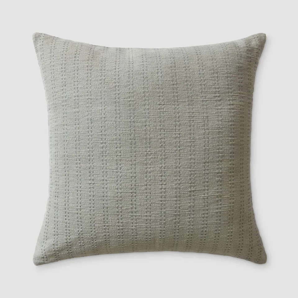 The Citizenry Jhara Pillow | 22" x 22" | Mist