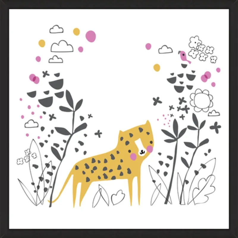 Little jungle leopard by Lizzie Mackay for Artfully Walls