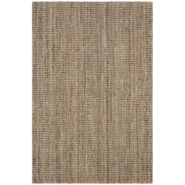 Natural Weave Chunky Stripe Two-Tone Area Rug