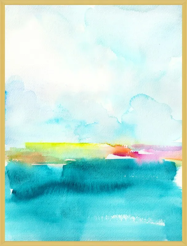 Oceanscape II by Christine Lindstrom for Artfully Walls