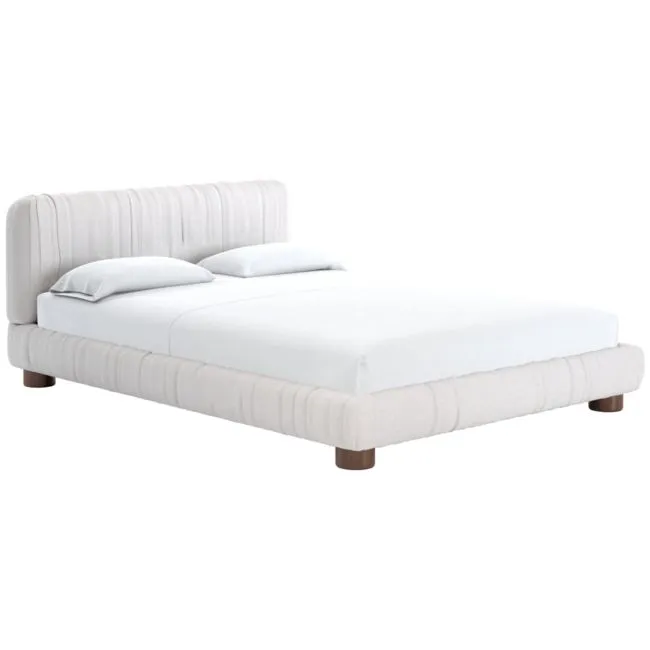 Cantar Queen Bed Nomad Pebble