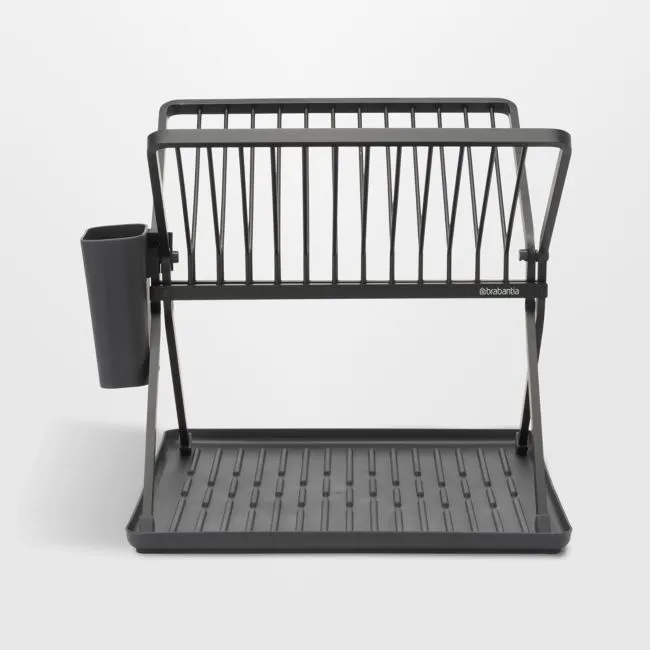 Brabantia Sinkside Foldable Dish Rack, Dark Grey