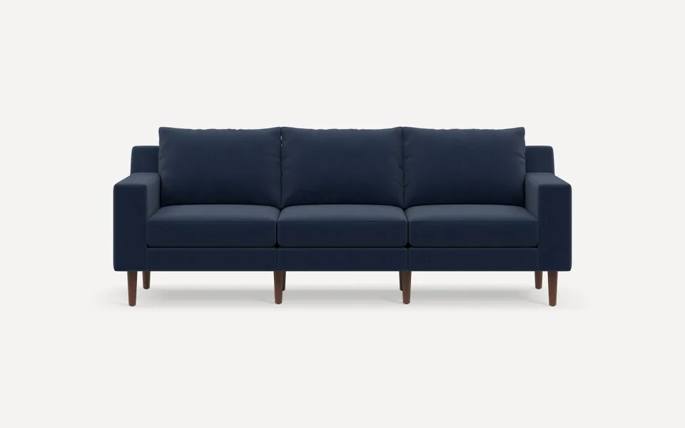 Mercer 3-Piece Sofa - Navy Blue - Performance Chenille