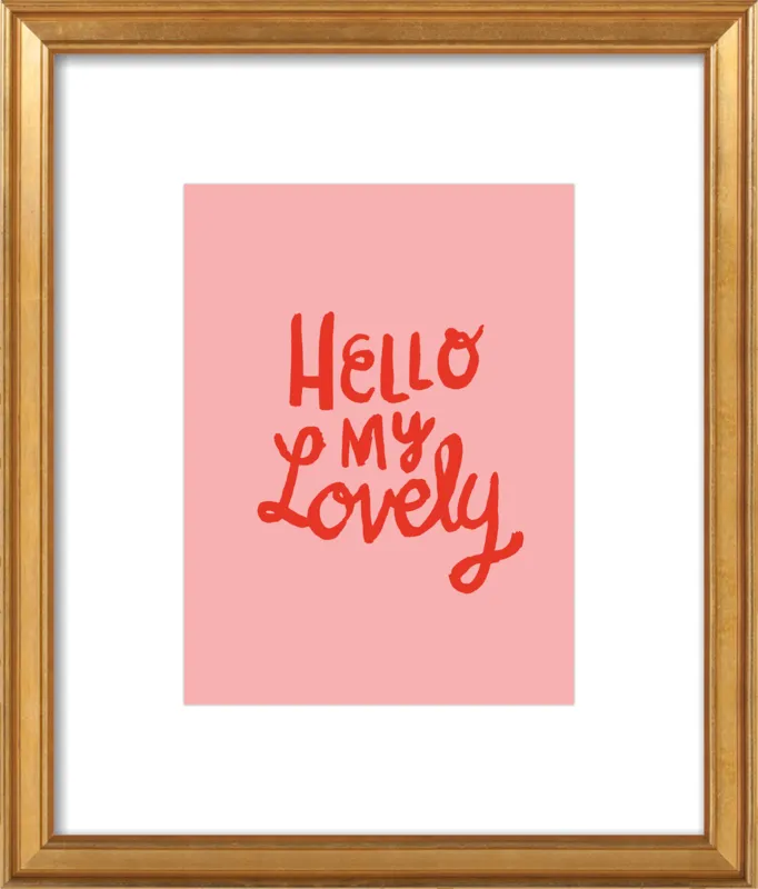Hello My Lovely by Paula Mills for Artfully Walls