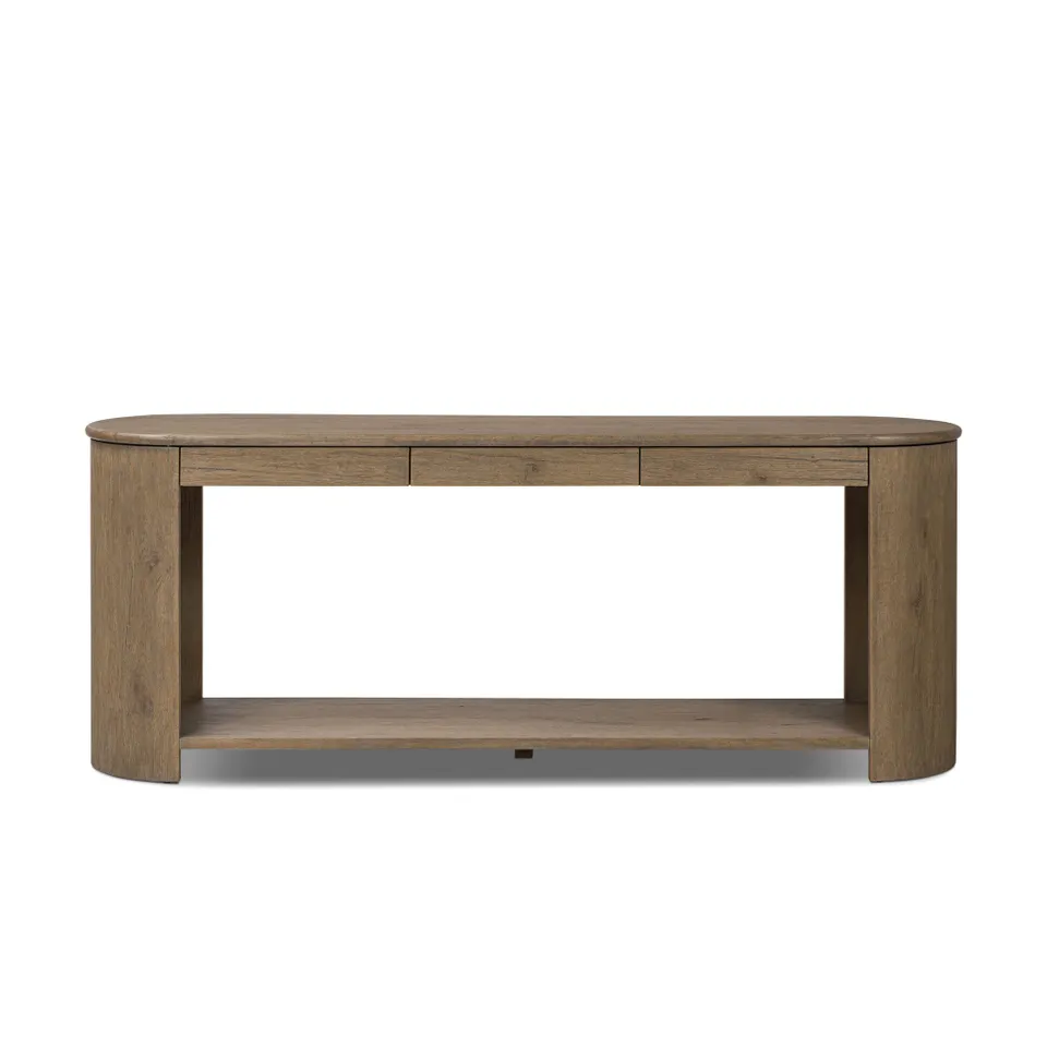 Farrow Console Table - Drifted Oak Veneer