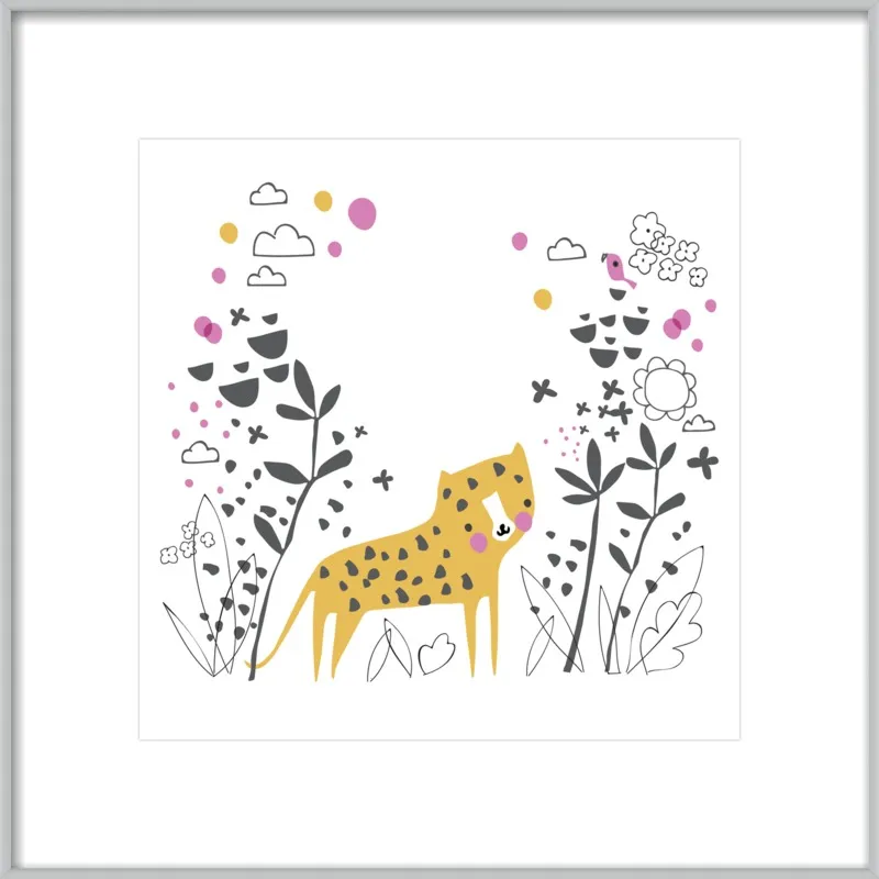 Little jungle leopard by Lizzie Mackay for Artfully Walls