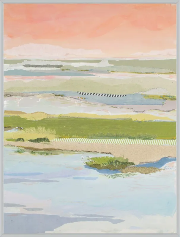 Marsh Blush East by Karin Olah for Artfully Walls