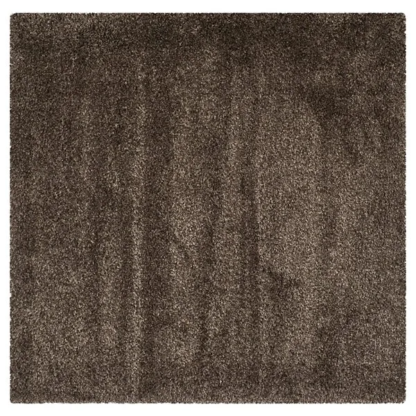 Cozy Shag Solid Neutral Area Rug