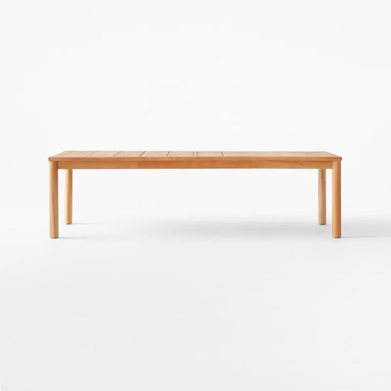 Pinet 108" Teak Outdoor Dining Table