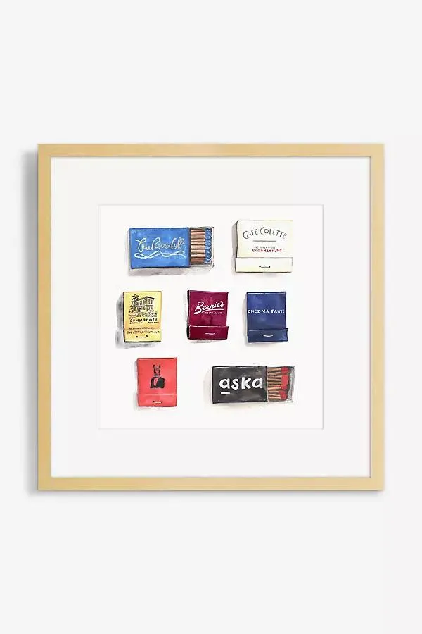 City Matchbook Wall Art