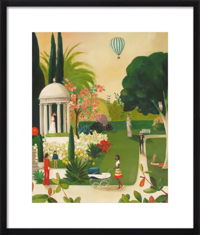 A Fainting in the Botanical Gardens by Janet Hill for Artfully Walls