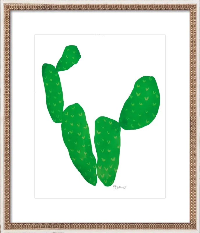 Green Cacti by Kate Roebuck for Artfully Walls