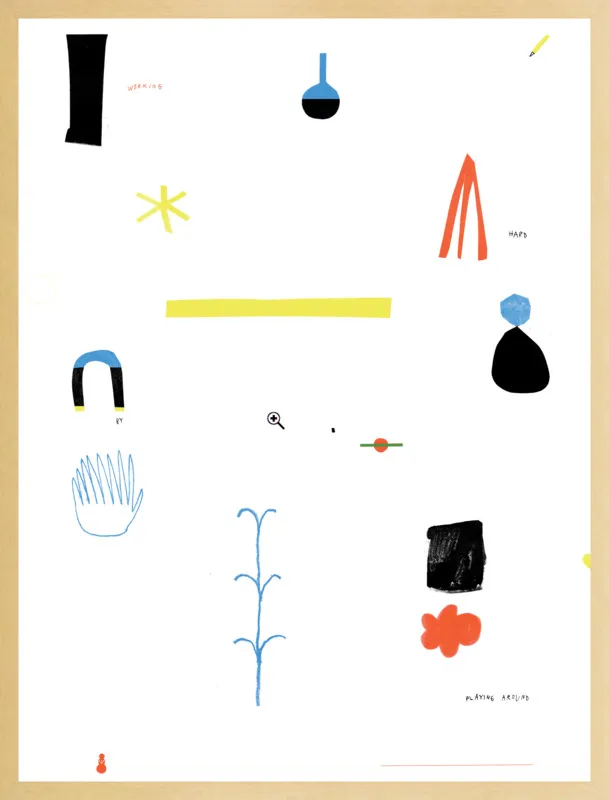 Working hard by playing around  by Agata Królak for Artfully Walls