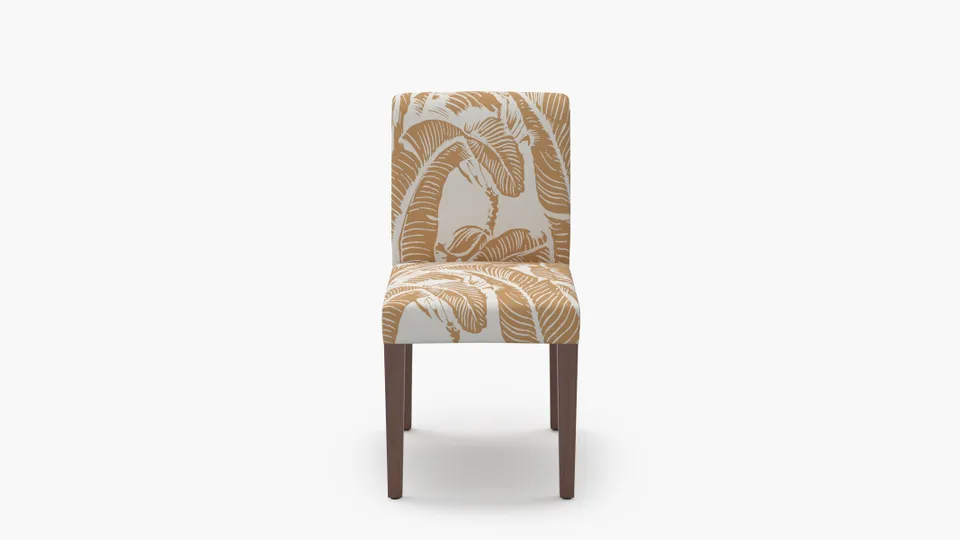 Signature Dining Chair, Caramel Martinique® Encore, Walnut Square Tapered Leg
