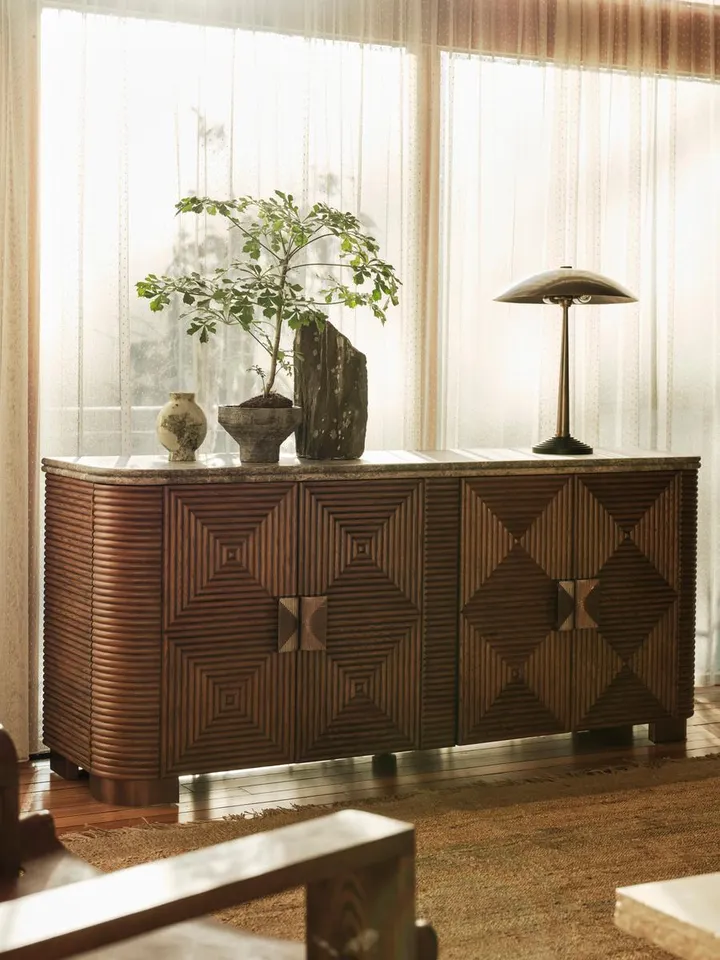 Kingsley Sideboard, Grey Emperador
