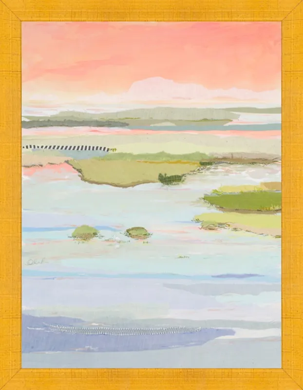 Marsh Blush West by Karin Olah for Artfully Walls