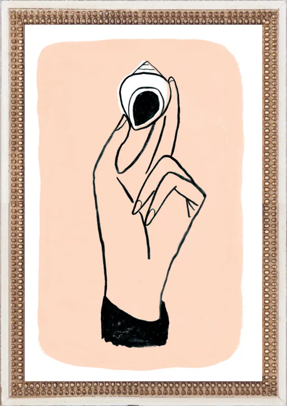 My Hand is My Face by Michael Doyle - Apartment On Belmont for Artfully Walls