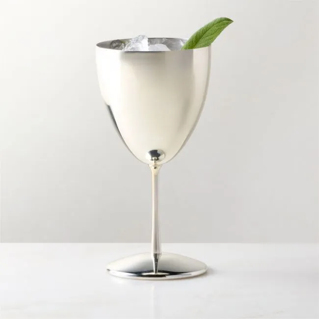 Emporia Stainless Steel Nick & Nora Glass