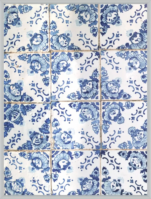 Azulejos by Ingrid Beddoes for Artfully Walls