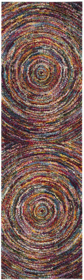 Arlo Home Woven Area Rug, FSG360M, Multi,  2' 3" X 6'